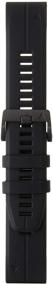 img 2 attached to 🌚 Garmin 010-12740-00 Quickfit 22 Watch Band - Black Silicone - Accessory Band for Fenix 5 Plus/Fenix 5" - Enhanced SEO-friendly Product Title: Garmin Quickfit 22 Watch Band - Black Silicone for Fenix 5 Plus/Fenix 5