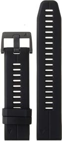 img 4 attached to 🌚 Garmin 010-12740-00 Quickfit 22 Watch Band - Black Silicone - Accessory Band for Fenix 5 Plus/Fenix 5" - Enhanced SEO-friendly Product Title: Garmin Quickfit 22 Watch Band - Black Silicone for Fenix 5 Plus/Fenix 5