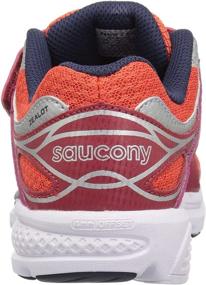 img 2 attached to 👟 Saucony Zealot 2 A/C Running Shoe - Unisex Child's Sneaker for Enhanced Performance