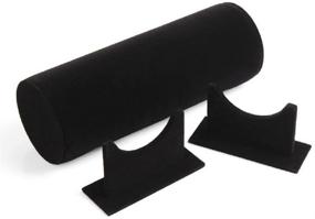 img 3 attached to Хранение и демонстрация головных уборов для мягких черных бархатных ободков с упаковкой для ювелирных изделий.