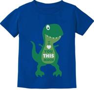 🐊 teestars valentines t rex toddler t shirt: stylish boys' tops, tees & shirts logo