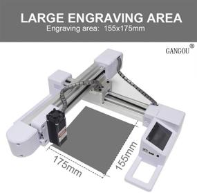 img 1 attached to 🛠️ Enhanced CNC Pro DIY Logo Engraver - 3000mw Laser Class 4, Off-line Upgrade, Laser Engraving Machine