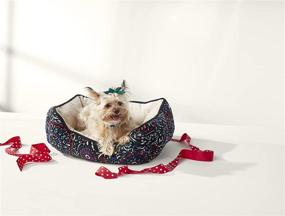 img 1 attached to 🐾 Vera Bradley Cozy Plush Pet Bed