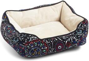 img 2 attached to 🐾 Vera Bradley Cozy Plush Pet Bed