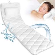 🛀 luxury bath pillow full body support with 17 suction cups - uclet spa pillow for ultimate tub comfort logo