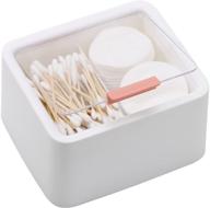 🛁 tecbeauty 2 slot cotton swab ball qtip holder: bathroom home storage organizer logo