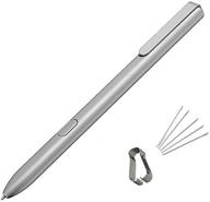 biu-boom tab s3 replacement stylus s pen - the perfect touch screen stylet for 🖊️ samsung galaxy spen 9.7 sm-t820 sm-t825 t827 ej-pt820bbeguj - compatible with tab s3/tab a/note/galaxy book/book+tips/nibs (sliver) logo