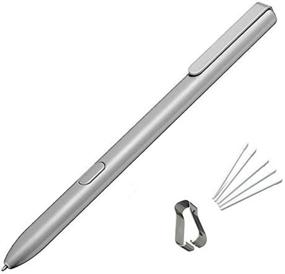 img 4 attached to Biu-Boom Tab S3 Replacement Stylus S Pen - the perfect touch screen stylet for 🖊️ Samsung Galaxy Spen 9.7 SM-T820 SM-T825 T827 EJ-PT820BBEGUJ - compatible with Tab S3/Tab A/Note/Galaxy Book/Book+Tips/Nibs (Sliver)