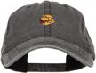 e4hats golden retriever embroidered washed logo