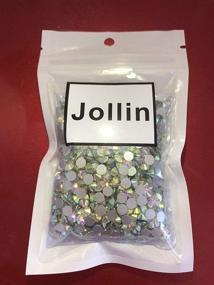 img 2 attached to 💎 Sparkling Crystal AB Flatback Rhinestones - Jollin Glue Fix (SS20-1440pcs)