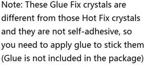 img 1 attached to 💎 Sparkling Crystal AB Flatback Rhinestones - Jollin Glue Fix (SS20-1440pcs)