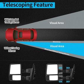 img 1 attached to AUTOSAVER88 Mirrors Compatible Signal Telescoping