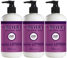 img 4 attached to 🍒 Mrs. Meyer's Clean Day Hand Lotion: Moisturizing Essential Oil Formula, Plum Berry Scent, 12 oz Bottles, Pack of 3