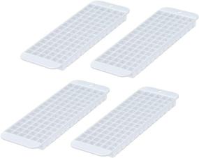 img 4 attached to Efficient 4 X Cubette Mini Ice Cube Trays - Set of 4, White