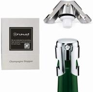 🍾 funjia champagne sealer stopper set - keep your bubbly fresh with longer sealing plug (set of 2) logo