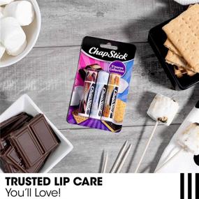 img 2 attached to ChapStick S'mores Collection Lip Balm Variety Pack - Graham Cracker, Marshmallow, and Milk Chocolate Flavors - 0.15 Oz Tubes - Lip Care (Pack of 3)