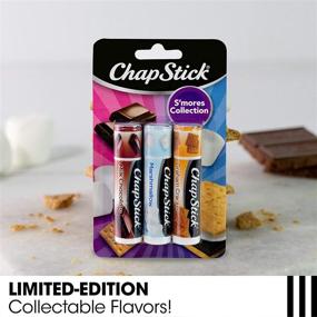 img 1 attached to ChapStick S'mores Collection Lip Balm Variety Pack - Graham Cracker, Marshmallow, and Milk Chocolate Flavors - 0.15 Oz Tubes - Lip Care (Pack of 3)