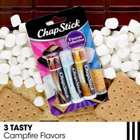 img 3 attached to ChapStick S'mores Collection Lip Balm Variety Pack - Graham Cracker, Marshmallow, and Milk Chocolate Flavors - 0.15 Oz Tubes - Lip Care (Pack of 3)