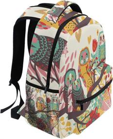 img 3 attached to School Backpack Turtle Mandala Bookbag