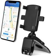 📱 360 rotating car phone mount: sunjoyco dashboard cell phone holder for iphone, galaxy, moto, and more logo