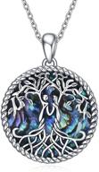 🌳 sister gift: yfn sterling silver tree of life pendant necklace - birthday jewelry for sisters logo