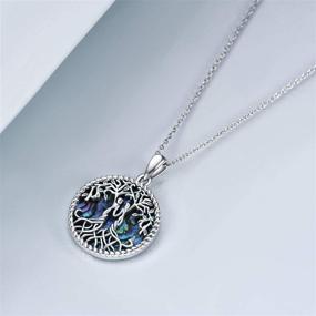 img 3 attached to 🌳 Sister Gift: YFN Sterling Silver Tree of Life Pendant Necklace - Birthday Jewelry for Sisters