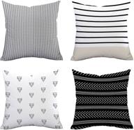 pattern decorations cushion zippered pillowcase logo