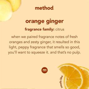 img 2 attached to 🧼 Method Orange Ginger Foaming Hand Soap Refill, 28 oz, Pack of 6, Varying Packaging