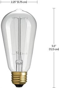 img 2 attached to 🐿️ Globe Electric Squirrel Incandescent Lamp 31324