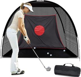 img 4 attached to Indoor Golf Net Practice 6 7X5X3 3Ft