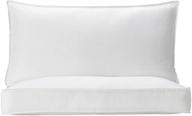 enhance comfort and improve sleep with beyond down side sleeper bed pillows - 2 pack, standard size, white (31374572114) logo