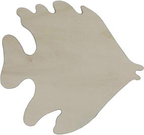 img 1 attached to 🐠 Enhance Your Crafts with Creative Hobbies Unfinished Wood Fish Cutout Shapes – Pack of 12; Ideal for Painting or Decorating!