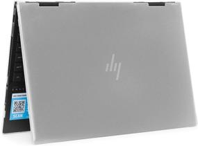 img 4 attached to 📦 mCover Clear Hard Shell Case for 2019 HP Envy X360 15-DSxxxx / 15-DRxxxx Series (Not Compatible with X360 15-AQxxx / 15-BPxxx and Other Series)