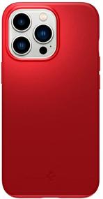 img 2 attached to Spigen Thin Fit Designed For IPhone 13 Pro Case (2021) - Red