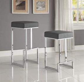 img 1 attached to Coaster 105252 CO Counter Stool Gray