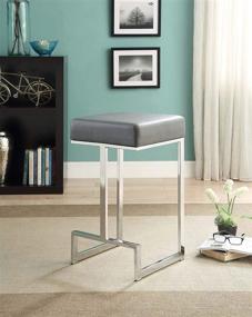 img 3 attached to Coaster 105252 CO Counter Stool Gray