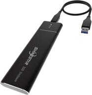 🔌 shinestar адаптер m.2 к usb c с защитным кожухом - преобразователь m2 ssd в usb c высокой скорости с поддержкой uasp - внешний жесткий диск с m.2 sata ssd - поддержка ключа b, портативная альтернатива ssd логотип