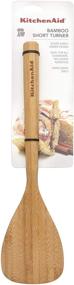 img 1 attached to 🍴 KitchenAid Bamboo Short Turner - Universal Size in Wood