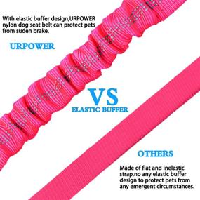 img 3 attached to 🐾 Efficiently E-reflective Adjustable Dog Seat Belt Pet Car Safety Lash Leads for Small, Medium, Large Dogs (Pink)