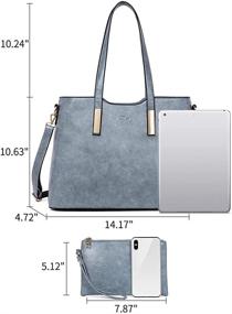 img 2 attached to 👜 Женские кожаные дизайнерские сумки и кошельки - модные плечевые сумки для стильного образа