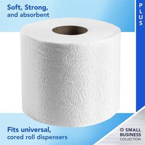 img 1 attached to 🧻 Scott Essential Professional Bulk Toilet Paper (13607) – Individually Wrapped 2-Ply Rolls for Business - 20 Rolls/Convenience Case – White, 550 Sheets/Roll