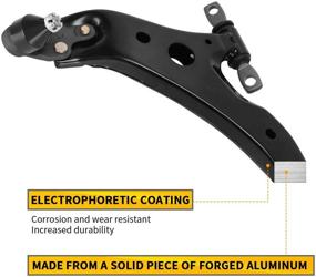 img 1 attached to 🔧 Высококачественное переднее нижнее рычаг управления со сферическим шарниром Lexus ES и Toyota Avalon, Camry, Highlander, Solara (2001-2012)