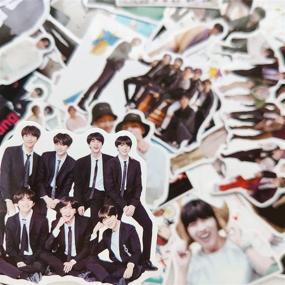 img 3 attached to Kpop Stickers Luggage Skateboard BTS 53PCS