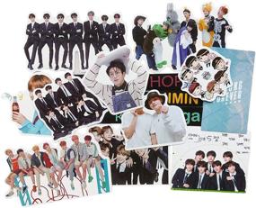 img 1 attached to Kpop Stickers Luggage Skateboard BTS 53PCS