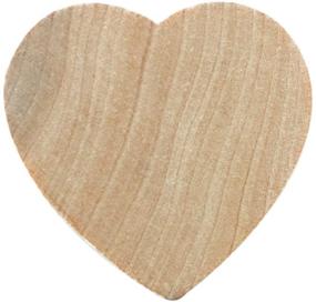 img 2 attached to 🔘 Pack of 50 Round Heart Shaped Unfinished Wood Cutout Circles Chips - Ideal for Board Game Pieces, Arts & Crafts Projects, Ornaments - 1.3" Size