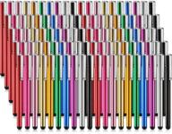 🖊️ 100-piece stylus pens slim touch stylus universal capacitive stylus digital pen compatible with samsung, tablets, and most devices with capacitive touch screens (multicolor) logo