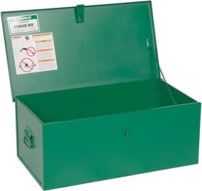 img 1 attached to 🔒 Greenlee - Chest Box (1230), Storage (1230), Green, 30" x 12" x 16" - Durable Tool Storage for Professional Use