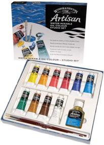 img 3 attached to 🎨 Winsor & Newton Artisan Water Mixable Oil Colour Studio Set, 10x 37ml Tubes