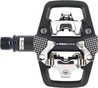 enhance your mountain biking experience with look x-track en-rage mountain pedals in sleek black logo