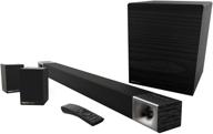 🎬 immerse yourself with klipsch cinema 600 - high-octane 5.1 sound bar surround sound system featuring discrete surround 3 speakers logo